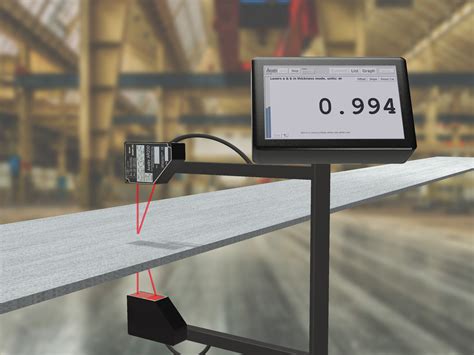 in-process panel thickness measurement|laser panel thickness gauge.